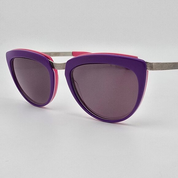 Frederic Beausoleil Paris CS12 394 Purple Pink Sunglasses FRAME ONLY France 50mm